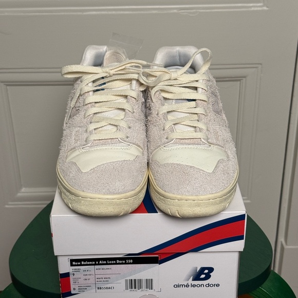 Aimé Leon Dore New Balance 550 grey suede men’s 9 women’s 10.5 ALD - Picture 2 of 10